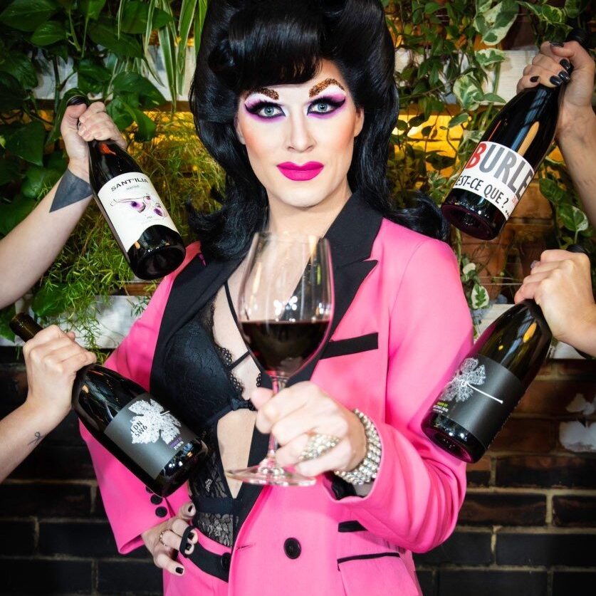 Drag & Wine Carousel - Vanity Wine